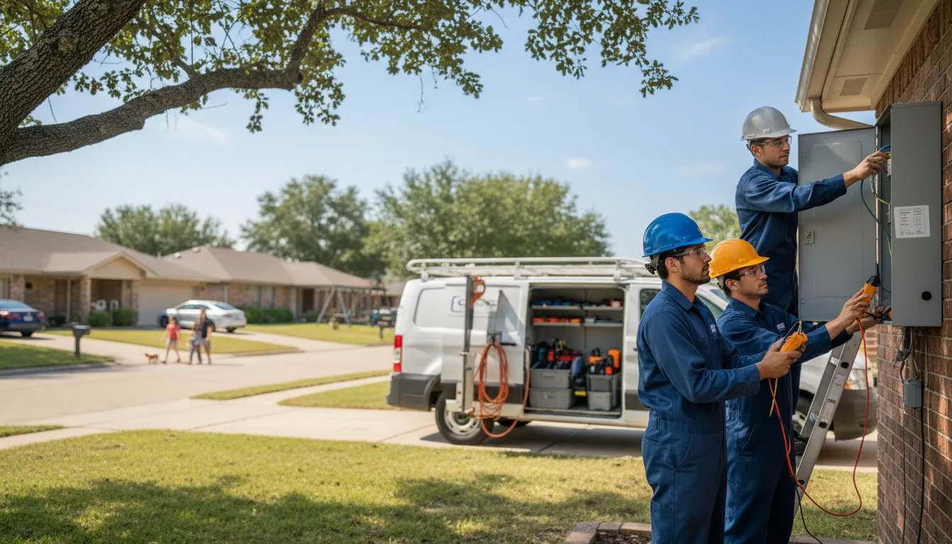 Certified electrician providing emergency electrical services in Coosada, AL